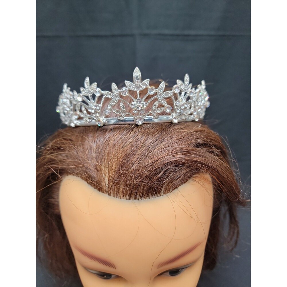 Womens Tiara Faux Diamonds One Size